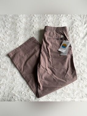 Vuori Ripstop Wide Leg Pants Womens Large Hazel Mauve Hiking Climbing VW416 NWT